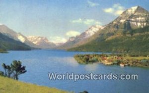 Waterton Lake & National Park Alberta Canada Unused 