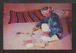 Navajo Sand Painter Postcard 