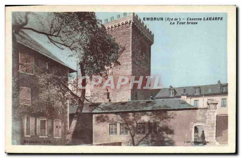 Postcard Old Barracks Embrun Laharpe Brown Tour