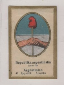 Rueger Chocolates Vignette Trade Cards National Coats of Arms- Argentina #42