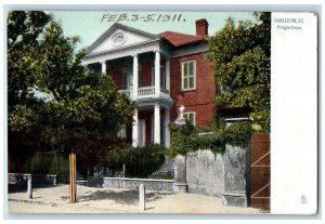 c1910s Pringle House Old Mansion Charleston South Carolina SC Tuck's Postcard