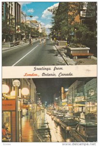 Day & Night Street views, LONDON , Ontario , Canada , PU-1977