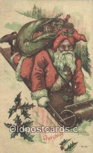 Santa Claus Chirstmas Carte, Postal Postal 1910 