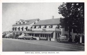 B43/ Little Orleans Maryland Md Postcard Town Hill Hotel Roadside c1940s 1