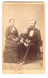 Victorian Era Family Portrait , Sam B Revenaugh Photographer, Ann Arbor Michigan
