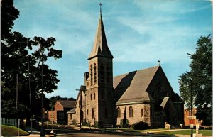 VINTAGE POSTCARD CHRIST EPISCOPAL CHURCH WESTERLY RHODE ISLAND