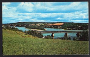 New Brunswick HARTLAND Historic old Covered Bridge (longest in the world) Chrome