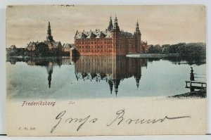 Denmark Frederikborg Castle 1902 Kobenhaven to Berlin Postcard L2