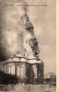 Germany Hamburg Fire At St Michael's Church 3 July 1906