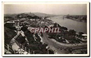 Old Postcard Budapest Latkep has Kiralyi Varral Hungary