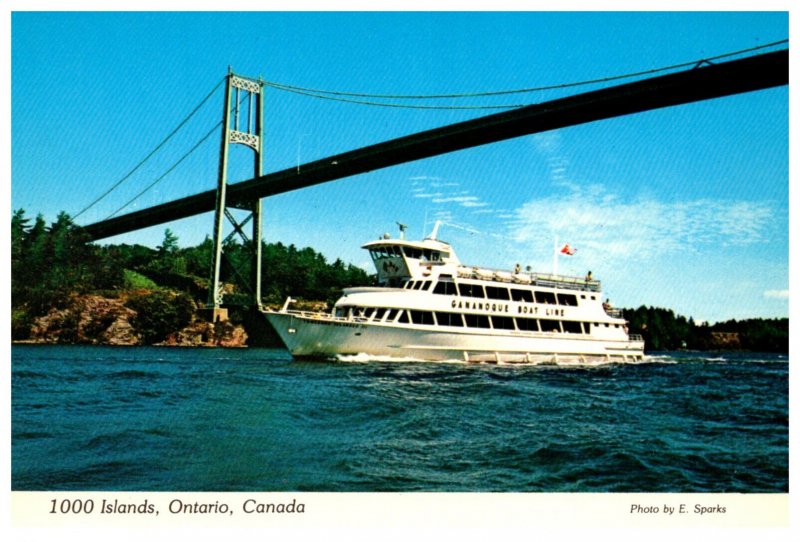 Canada  Gananoque ONT Thousand Islander Cruise Boat