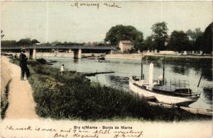 CPA BRY-sur-MARNE Bords de Marne (600167)