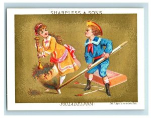 1880s Sharpless & Sons Dry Goods Comical Tiny Children Lot Of 7 P212 