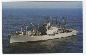 USS Mobile LKA 115 Amphibious Cargo US Navy Ship Warship postcard