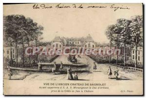 Old Postcard View of the Old Chateau de Bagnolet