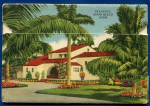 Lot 2 Florida postcard folders: Tropical Florida and St Augustine