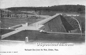 Wachusett Dam from the West - Clinton, MA