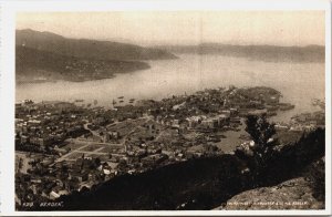 Norway Bergen Vintage Postcard C209