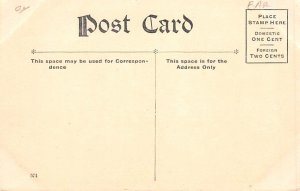 P on Flag College Girl Postcard