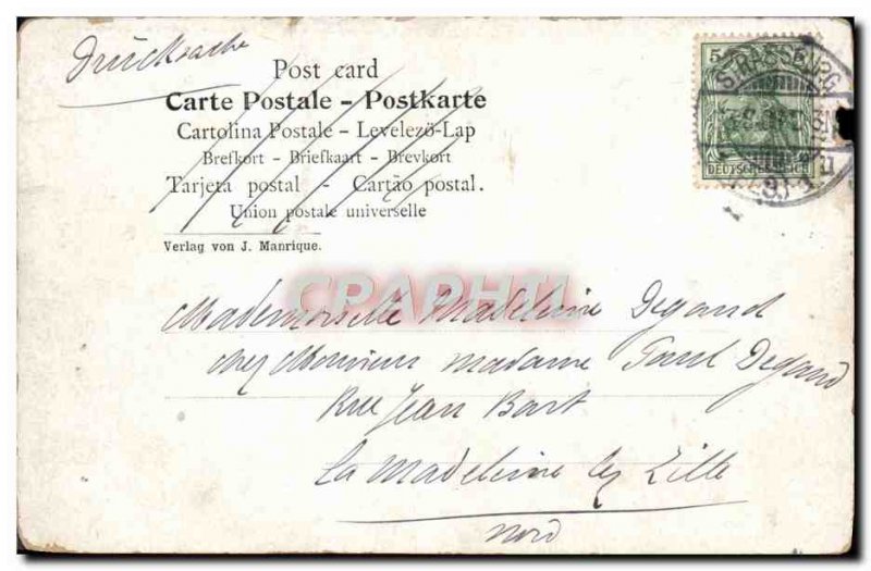 Postcard Old Strasbourg Old Chateau