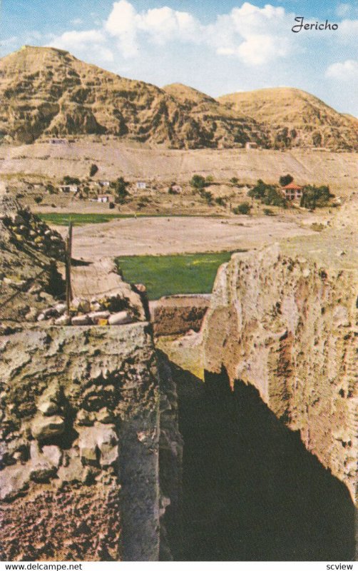 View Towards The Mount Of Temptation, JERICHO, Palestine, 40s-60s