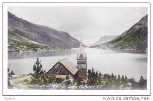 RP: Church built in 1808 , Lake Bennet , Y.T. , Canada , 30-40s