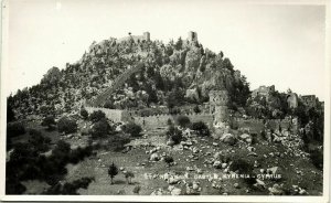 cyprus, KYRENIA, Saint Hilarion Castle (1950s) RPPC Postcard