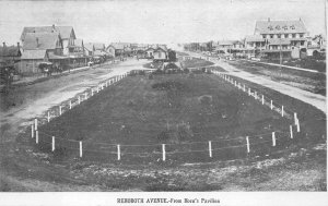 REHOBETH AVENUE FROM HORN'S PAVILION DELAWARE POSTCARD (c. 1905)