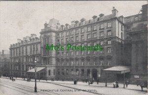 Northumberland Postcard - Newcastle - Central Station Hotel  RS29978