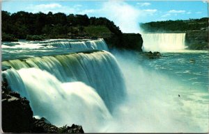 Canada Niagara Falls American Falls At Propect Point 1973