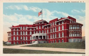Jamestown General Hospital, Jamestown, New York, Early Postcard, Unused