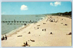 c1960 Biloxi Mississippi Postcard America's Golden Gulf Coast Twenty-Six Miles