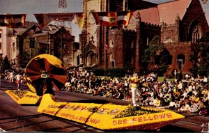 California Tournament Fo Roses Parade 150 Years Of Odd Fellowship Float 1997