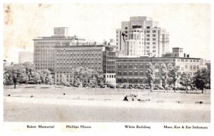 Massachusetts Boston   Baker Memorial, Perkins House, White Bldg, Mass.Eye & ...