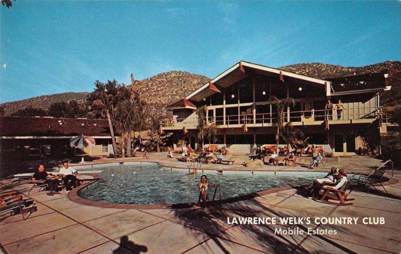 Escondido California Lawrence Welks Country Club Mobile Estates Postcard J69421