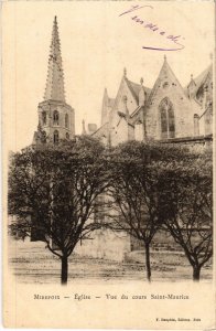 CPA Mirepoix- Eglise,vue du cours Saint Maurice FRANCE (1040322)