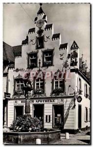Old Postcard Offenburg Pharmacie du Cerf