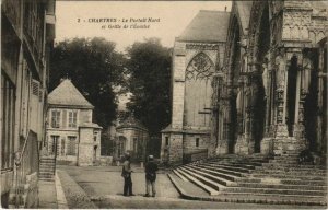 CPA Chartres Portail Nord et Grille de l'Eveche FRANCE (1154723)