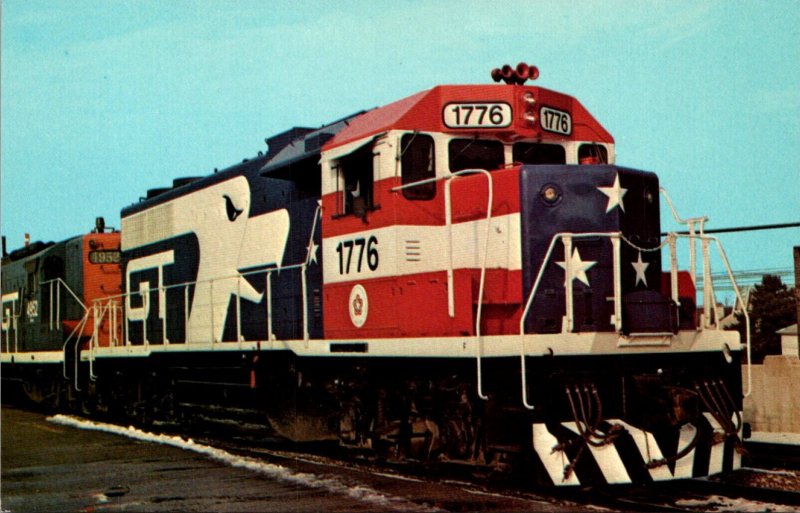 Trains Grand Trunk Western GP38 Locomotive 1776