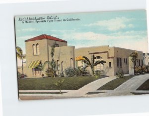 M-190917 A Modern Spanish Type of Home in California USA