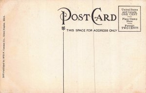 Postcard Grand Trunk Railroad Depot in Ionia, Michigan~124903