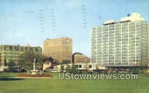 Hotel Row, Statler, Bond & Garde Hotels - Hartford, Connecticut CT  