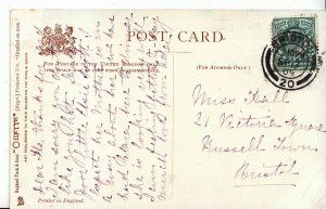 Genealogy Postcard - Family History - Hall - Russell Town - Bristol   U2160