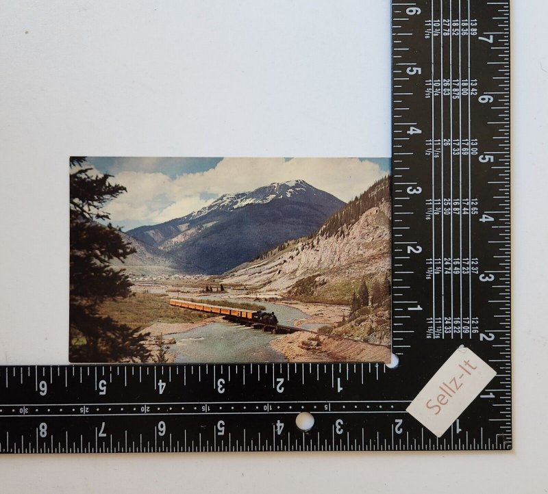 Train Silverton Narrow Gauge Silverton CO Postcard