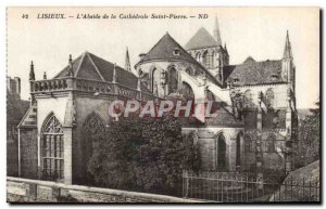 Old Postcard Lisieux L & # 39abside the cathedral Saint Pierre