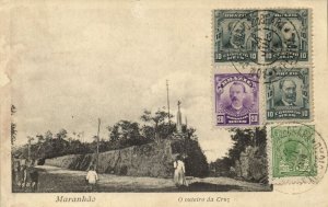 brazil, MARANHÃO, O outeiro da Cruz, Hill of the Cross (1918) Postcard