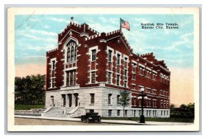 Scottish Rite Temple Kansas City Kansas KS UNP WB Postcard Y5