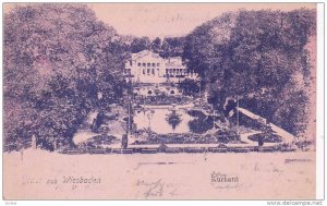 Kurhaus, Gruss Aus Wiesbaden (Hesse), Germany, PU-1900
