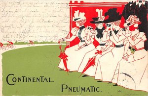 Continental Pneumatic Advertising Postal Used 1898 minimal corner wear, posta...