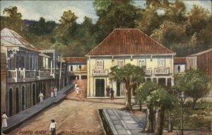 San Juan Puerto Rico Aguadilla Post Office c1910 TUCK Postcard